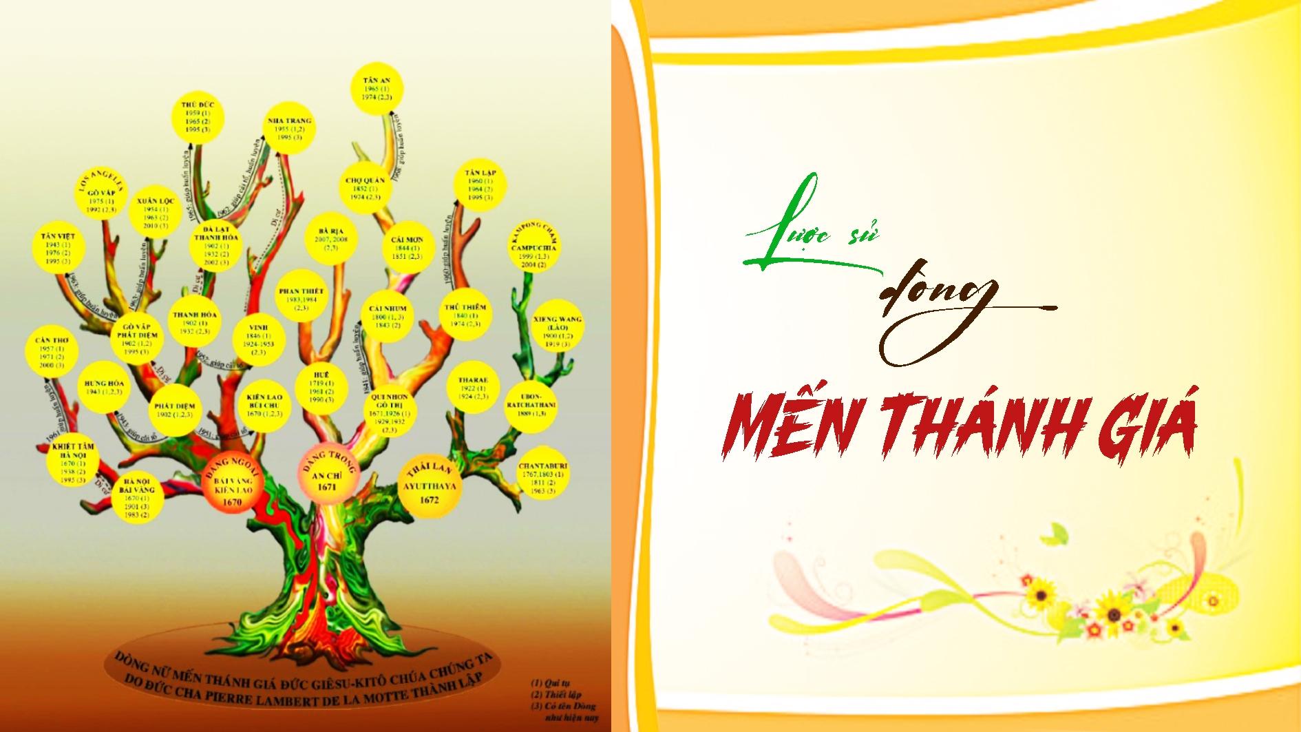 LƯỢC SỬ DÒNG MẾN THÁNH GIÁ